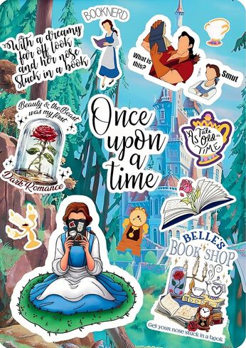 إدراج Beauty and The Beast Kindle، غطاء Kindle Bookish Fairytale، إدراج حالة ذات مرة، غلاف مكتبة Belle، هدية للقراء، إدراج قارئ الكتب الإلكتروني (الجيل الثاني عشر من Kindle Paperwhite) in Kuwait