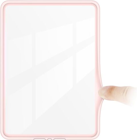 Snap-Fit Detachable Case for 6.8" Kindle Paperwhite (11th Generation-2021) & Signature Edition, Slim PU Shell and TPU Shockproof Frame PC Clear Back Cover,Auto-Wake/Sleep,Pink in Saudi Arabia