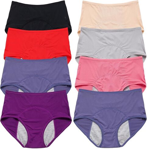 2026 Upgrade Leakproof Ladies Underwear, Incontinence Underwear for Women, Leak Proof Panties for Women Over 60 (Large) in Saudi Arabia