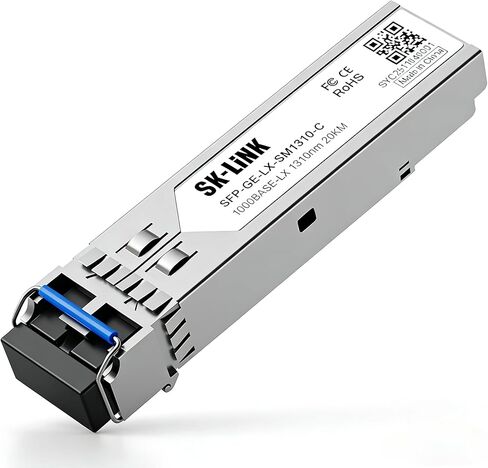 محول 1.25G SFP إلى RJ45، وحدة SFP نحاسية Gigabit 1000Base-T، 100 متر فوق CAT5a، متوافق مع Cisco، وحدة إيثرنت SFP منخفضة الطاقة قابلة للتوصيل والتشغيل السريع in Kuwait
