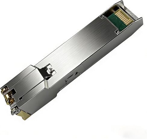 محول 1.25G SFP إلى RJ45، وحدة SFP نحاسية Gigabit 1000Base-T، 100 متر فوق CAT5a، متوافق مع Cisco، وحدة إيثرنت SFP منخفضة الطاقة قابلة للتوصيل والتشغيل السريع in Kuwait