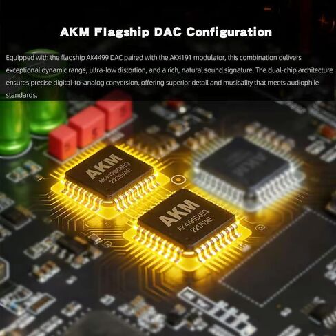 Luxsin X9 Desktop DAC & Headphone Amplifier, AK4191+AK4499EX, HP-EQ, Crossfeed, DSD512 PCM 768kHz/32Bit, APP/Web UI Wireless Control, with Remote Controller in Saudi Arabia