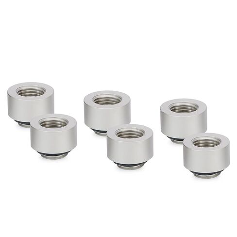 Thermal Grizzly - DeltaMate - Extender MF10-6-Pack - Extender Fitting 10mm - Black - CNC-machined Brass - G1/4" Male and Female Thread - for Modular Combinations in Water-Cooling Systems in Saudi Arabia
