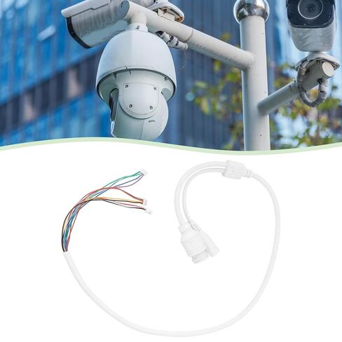 Create idea 11Pin POE IP Network Cable PCB Module POE Adapter Cable, RJ45 Female/DC Male Waterproof Cable Suitable for IP Camera, CCTV, Network in Saudi Arabia