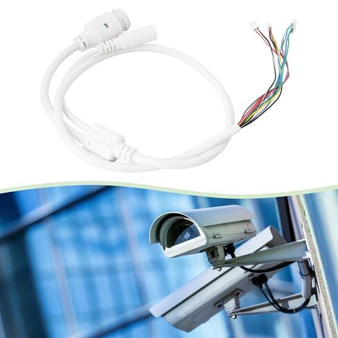 Create idea 11Pin POE IP Network Cable PCB Module POE Adapter Cable, RJ45 Female/DC Male Waterproof Cable Suitable for IP Camera, CCTV, Network in Saudi Arabia