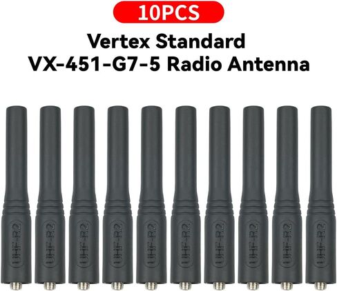 10Pack UHF-R2 Antenna for Vertex Standard VX-451-G7-5 Two Way Radios in Saudi Arabia