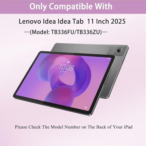 حافظة لوحة مفاتيح قابلة للفصل مع ماوس لجهاز Lenovo Idea Tab 11 بوصة 2025، حافظة لوحة مفاتيح مغناطيسية بإضاءة خلفية 7 ألوان لجهاز Lenovo Idea Tab 11 بوصة 2025 مع حامل قلم، 3 زوايا للتعديل، وردي in Kuwait