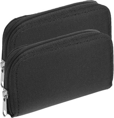 OUNONA 2pcs Multi-Function Memory Card Holder and Organizer Case with 22 Slots Portable Storage Bag for Photographers and Travelers, Black in Saudi Arabia