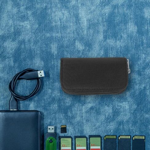 2 قطعة حقيبة تخزين بطاقة الذاكرة 22 فتحة حامل بطاقة الذاكرة ومنظم للمصورين والمستخدمين الرقميين مع فتحات واقية in Saudi Arabia