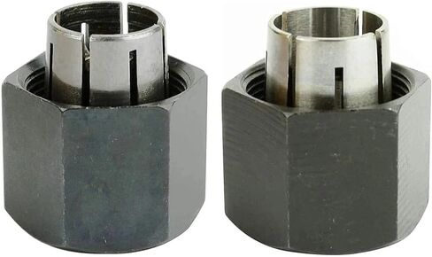 طقم راوتر2 قطعة 1/4" و1/2" يناسب Dewalt 326286-04, 326286-03, Bosch 2610906283, 2610906284, Hitachi 323-293, 323-421, Big Horn 196 91,191,19693&RC025DW,RC050DW in Kuwait