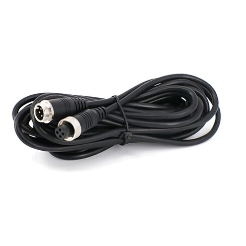 4PIN Aviation Extension Cable for Backup Camera Video Power Wire Waterproof Shockproof Reverse Rearview Monitor System for Car Truck Van Bus RV Camper Motorhome Trailer 16ft 5m in Saudi Arabia