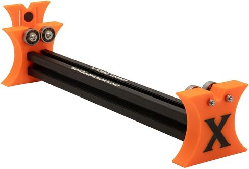 X-Spin Arrow Spinner Tester with Integrated Squaring Tool – Aluminum & Carbon Shaft Straightness Tester, Broadhead & Vane Alignment Tool, High-Speed Ceramic Bearings, Wide Frame in Saudi Arabia
