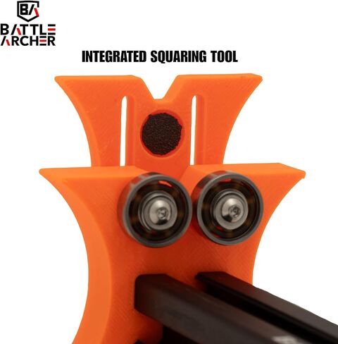 X-Spin Arrow Spinner Tester with Integrated Squaring Tool – Aluminum & Carbon Shaft Straightness Tester, Broadhead & Vane Alignment Tool, High-Speed Ceramic Bearings, Wide Frame in Saudi Arabia