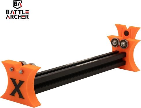 X-Spin Arrow Spinner Tester with Integrated Squaring Tool – Aluminum & Carbon Shaft Straightness Tester, Broadhead & Vane Alignment Tool, High-Speed Ceramic Bearings, Wide Frame in Saudi Arabia