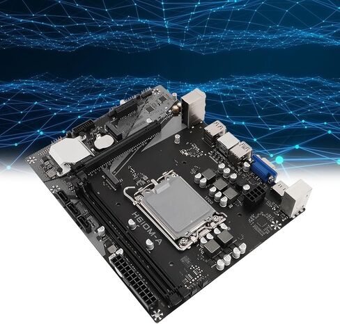 اللوحة الأم DDR4، اللوحة الأم H610M A للتعدين، اللوحة الأم للكمبيوتر DDR4 تدعم ذاكرة LGA1700 12 13 14 جيل وحدة المعالجة المركزية M.2 NVME USB3.0 فتحة ATA3.0 التسلسلية in Kuwait