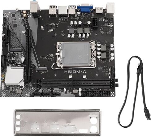 اللوحة الأم DDR4، اللوحة الأم H610M A للتعدين، اللوحة الأم للكمبيوتر DDR4 تدعم ذاكرة LGA1700 12 13 14 جيل وحدة المعالجة المركزية M.2 NVME USB3.0 فتحة ATA3.0 التسلسلية in Kuwait