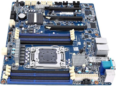 LGA 2011 Motherboard, E5 1600 2600 Series CPU Support with SFP + Fiber Port and 14 Drives Support, for Workstations in Saudi Arabia