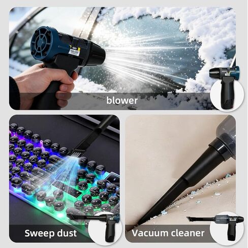 Cordless Compressed Air Duster for Bosch 12V Batteries, Portable Handheld Fan for Computer, Car, Workshop, Blowing Leaves and Dust Cleaning (no Batteries) in Saudi Arabia