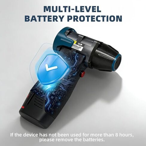 Cordless Compressed Air Duster for Bosch 12V Batteries, Portable Handheld Fan for Computer, Car, Workshop, Blowing Leaves and Dust Cleaning (no Batteries) in Saudi Arabia