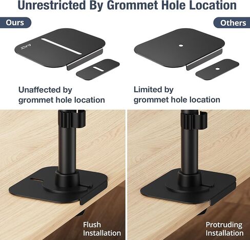 AVLT Dual 49 Inch Stacking Monitor Pole Mount - Stack 44 lbs Super Ultrawide Screens on Heavy-Duty Pole, Height Tilt Swivel Rotate Adjustment, C-clamp and Grommet Mounting Base, VESA Compatible in Saudi Arabia