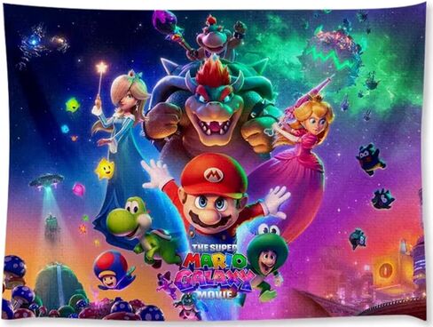 Mario Birthday Party Decorations,Happy Birthday Banner Backdrop for Birthday Party Supplies in Saudi Arabia