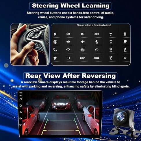 5GWifi Upgrade Car Radio for Dodge Ram 1500/2500/3500 2006-2008, Dodge Durango 2004-2009, Jeep Grand Cherokee 2005-2007, Compass 9inch Touchscreen Stereo Wireless CarPlay Android Auto GPS FM Camera in Saudi Arabia