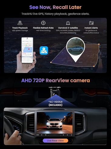 ATOTOZONE A5L 10 بوصة Single DIN & Double DIN Android Car Stereo، CarPlay اللاسلكي وAndroid Auto، شاشة عائمة قابلة للتعديل راديو QLED، توصيل WiFi/BT/USB، مخرج HDMI، ChatGPT AI، DSP/GPS، كاميرا احتياطية in Kuwait