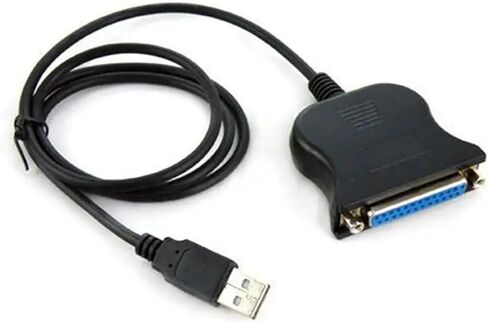 DB25 أنثى إلى USB ذكر IEEE 1284 طابعة متوازية LPT محول طباعة محول كابل 25Pin واجهة متوازية الاتصالات in Saudi Arabia