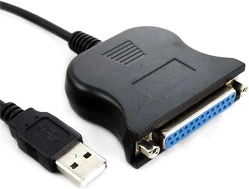 DB25 أنثى إلى USB ذكر IEEE 1284 طابعة متوازية LPT محول طباعة محول كابل 25Pin واجهة متوازية الاتصالات in Saudi Arabia