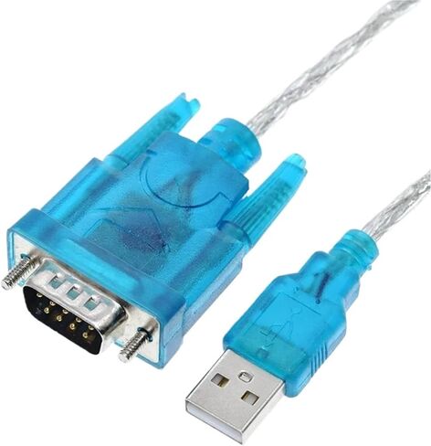 1-10PCS HL-340 USB to RS232 COM Port Serial PDA 9 pin DB9 Cable Adapter Support Windows7 64(5PCS) in Saudi Arabia