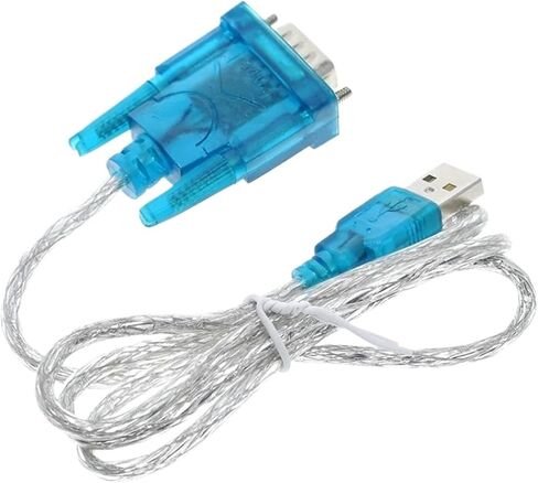 1-10PCS HL-340 USB to RS232 COM Port Serial PDA 9 pin DB9 Cable Adapter Support Windows7 64(5PCS) in Saudi Arabia