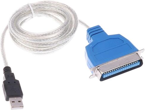USB 2.0 Type A to Centronics Parallel 36Pin Port Adapter IEEE 1284 CB-CN36 Printer Cable for Computer Laptop PC Lead Print in Saudi Arabia