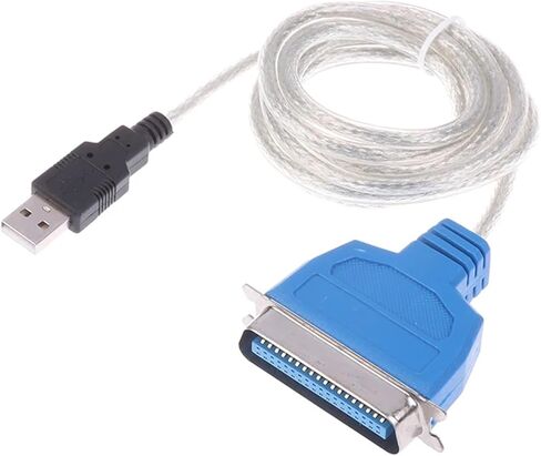 USB 2.0 Type A to Centronics Parallel 36Pin Port Adapter IEEE 1284 CB-CN36 Printer Cable for Computer Laptop PC Lead Print in Saudi Arabia