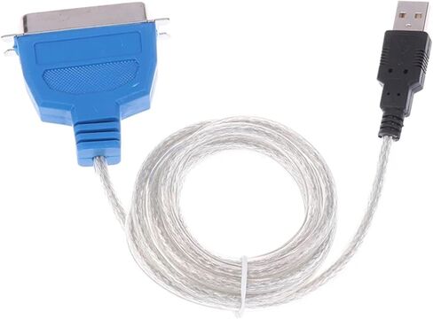 USB 2.0 Type A to Centronics Parallel 36Pin Port Adapter IEEE 1284 CB-CN36 Printer Cable for Computer Laptop PC Lead Print in Saudi Arabia