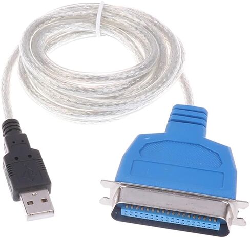 USB 2.0 Type A to Centronics Parallel 36Pin Port Adapter IEEE 1284 CB-CN36 Printer Cable for Computer Laptop PC Lead Print in Saudi Arabia