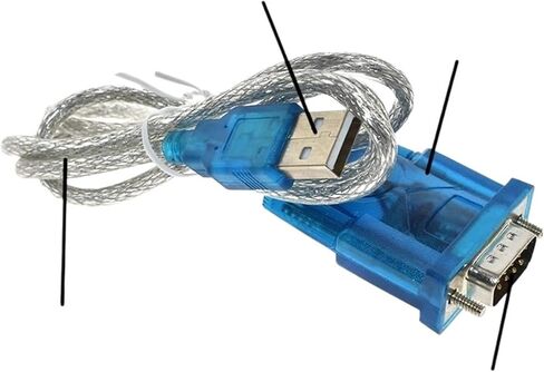 USB to RS232 COM Port Serial PDA 9 pin DB9 Cable Adapter Support Windows7 64 HL-340 in Saudi Arabia