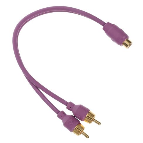Car Audio Amplifier Wire Splitter Cable 1 Female to 2 Male Stereo Speaker Wire for Car Power Amplifier Installation and Replacement in Saudi Arabia