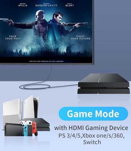 محول HDMI إلى DisplayPort 4K@60 هرتز، محول HDMI 2.0 إلى DP 1.2، كابل USB بطول 0.65 قدم، أحادي الاتجاه، متوافق مع PS5 وXbox والكمبيوتر الشخصي. in Kuwait