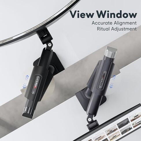 FlexiSpot Monitor Arm, Premium Aluminum Monitor Desk Mount Fits Screen up to 35 Inches, Fully Adjustable Monitor Stand with C-Clamp & Grommet Base for Home Offfice, Holds 6.61 to 26.46 lbs, Black in Saudi Arabia