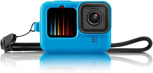 حافظة واقية من السيليكون لهاتف Go Pro Hero12/11/10/9 باللون الأسود، مقاومة للسقوط والاهتراء، وضع فتحة دقيقة، غطاء حماية لحماية العدسة من الخدوش in Kuwait