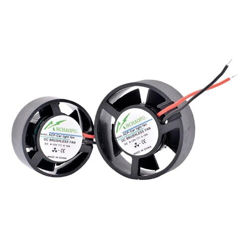 ACP-Car Light Fan 9-12V Universal Diameter 26mm 31mm Round led car Lights Sun Flower lamp Tube Small Lights Cooling Fan(31x31x10mm) in Saudi Arabia