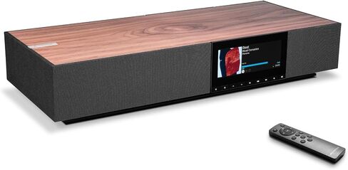 Cambridge Audio EVO ONE - All-in-One Wireless Streaming Speaker with Display Screen, Custom EQ, Room Compensation, Bluetooth APX HD, AirPlay 2, Chromecast Built-in, HDMI ARC and MM Phono Stage in Saudi Arabia