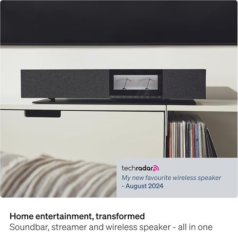 Cambridge Audio EVO ONE - All-in-One Wireless Streaming Speaker with Display Screen, Custom EQ, Room Compensation, Bluetooth APX HD, AirPlay 2, Chromecast Built-in, HDMI ARC and MM Phono Stage in Saudi Arabia