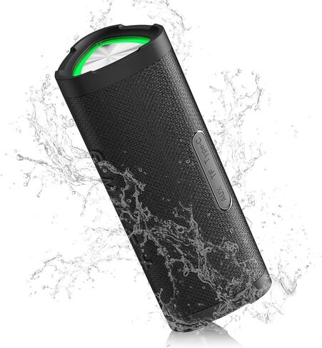 Vanzon V40 Wireless Portable Bluetooth Speaker with IPX7 Waterproof, 24H Playtime, 24W Stereo Sound and TWS Dual Pairing, Suitable for Home in Saudi Arabia