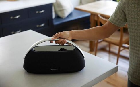 Harman Kardon Go + Play 3 - Portable Bluetooth Speaker with Superior Sound and 8 Hours Playtime, USB Charging, Auto self Tuning, Dual far-Field Microphones (Renewed) in Saudi Arabia
