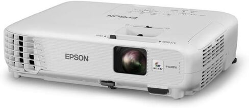 جهاز عرض المسرح المنزلي Epson Home Cinema 740HD 720p، HDMI، 3LCD، لون 3000 لومن وسطوع أبيض in Saudi Arabia