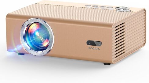 جهاز عرض بتركيز تلقائي هادئ، جهاز عرض ذكي 6D Keystone Dolby Audio مع واي فاي 6 وبلوتوث للأفلام الخارجية HDR10+ كاكي in Kuwait