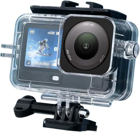 حافظة مضادة للماء لكاميرا DJI Osmo Action 6، تدعم الغوص العميق 45M/148FT والسباحة مع برغي سريع التحرير in Kuwait