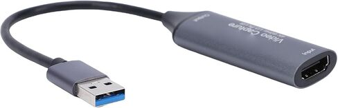 Yoidesu Video Capture Card 4K 60Hz Input for Clear Live Recording, HDMI to USB 3.0 A Capture Card with Low Latency Transfer for PC Streaming, Meetings, Teaching, and Game Recording in Saudi Arabia