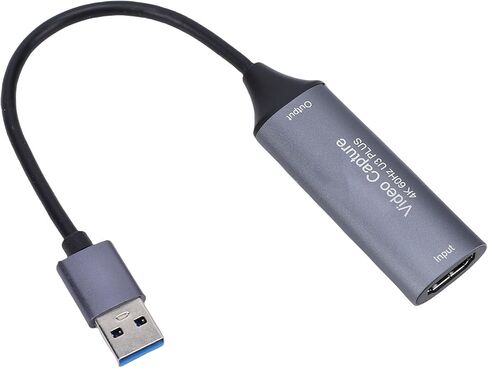 Yoidesu Video Capture Card 4K 60Hz Input for Clear Live Recording, HDMI to USB 3.0 A Capture Card with Low Latency Transfer for PC Streaming, Meetings, Teaching, and Game Recording in Saudi Arabia